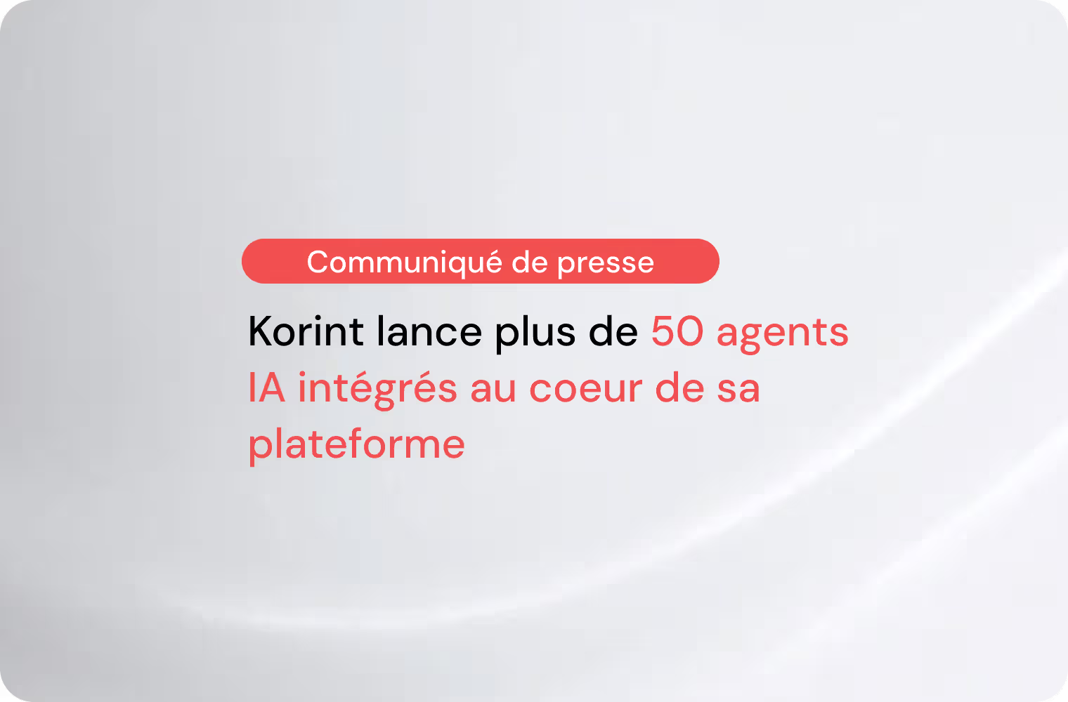Korint lance plus de 50 agents IA intégrés au coeur de sa plateforme pour transformer les métiers de l'assurance.