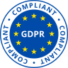 GDPR compliance emblem